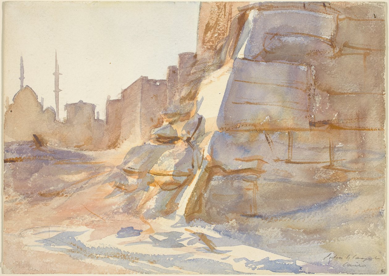 Il Cairo, c.1891 da John Singer Sargent
