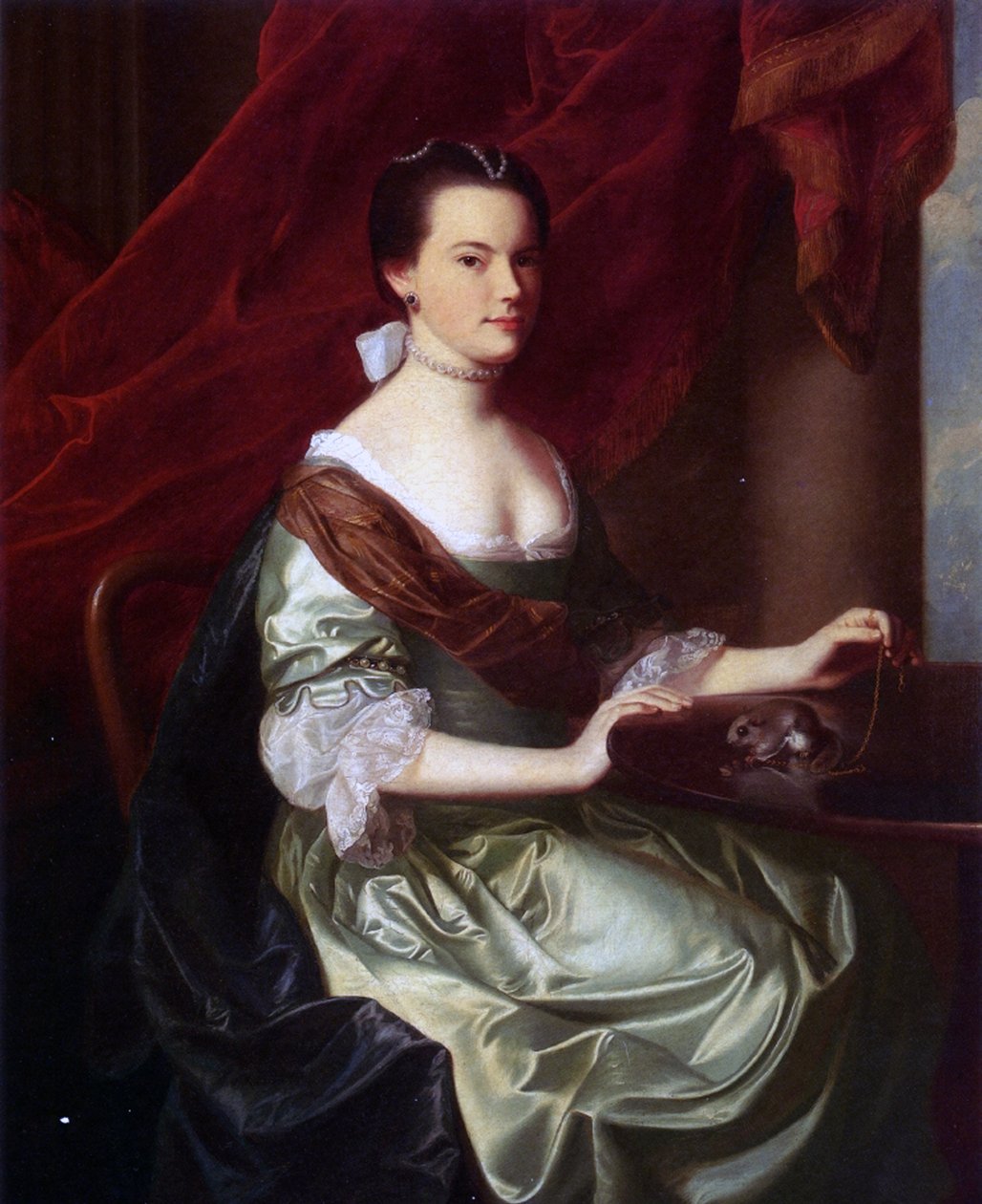 Mrs Theodore Atkinson Jr. (Frances Deering Wentworth) da John Singleton Copley