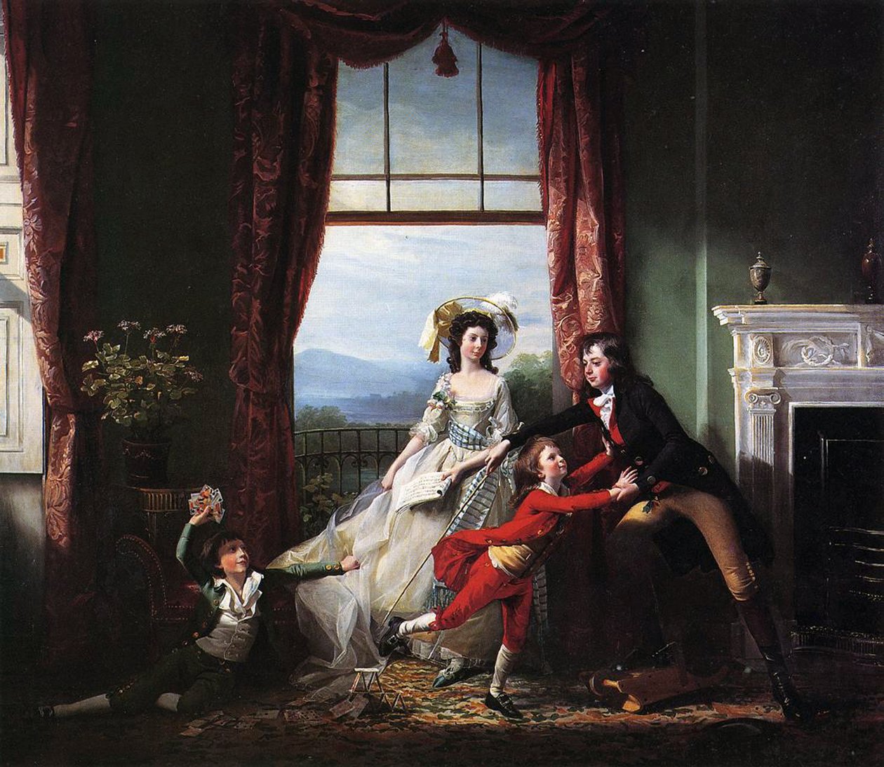 La famiglia Stillwell, 1786 da John Singleton Copley