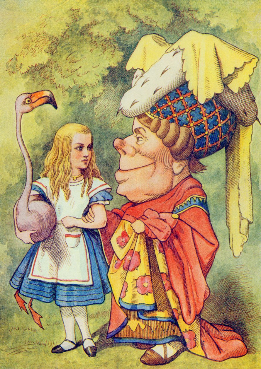 Alice con la Duchessa, illustrazione da 