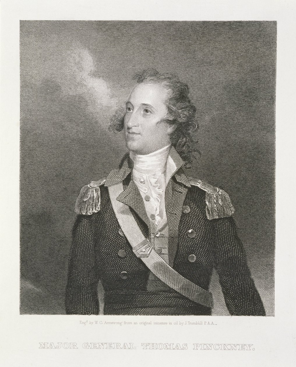 Maggiore Generale Thomas Pinckney inciso da William G. Armstrong da John Trumbull