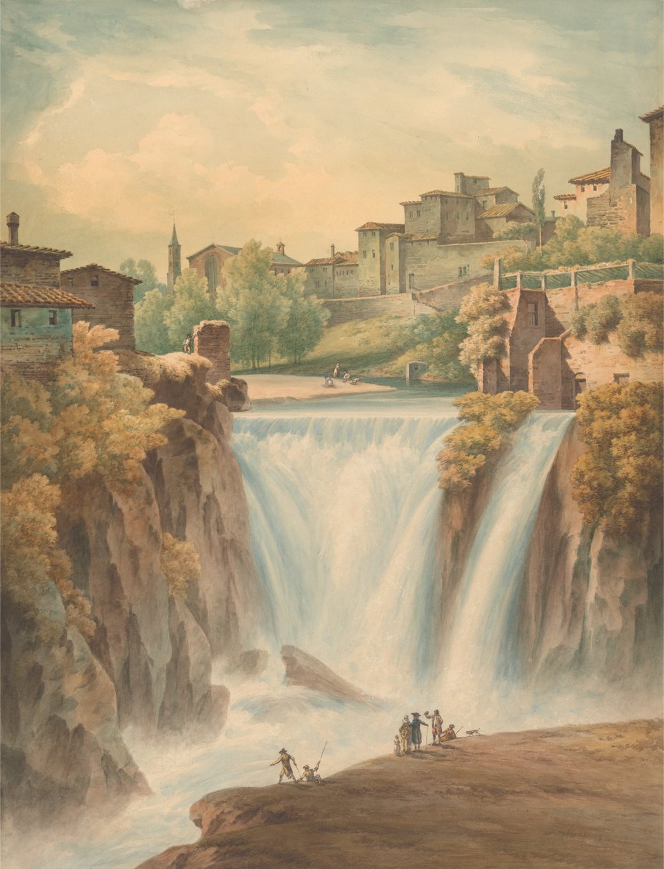 Cascate di Tivoli da John Warwick Smith