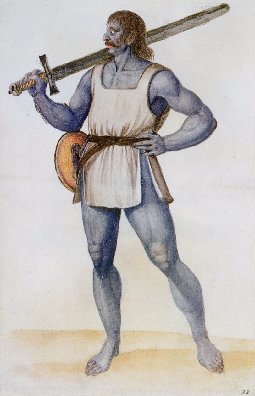 Uomo britannico antico da John White