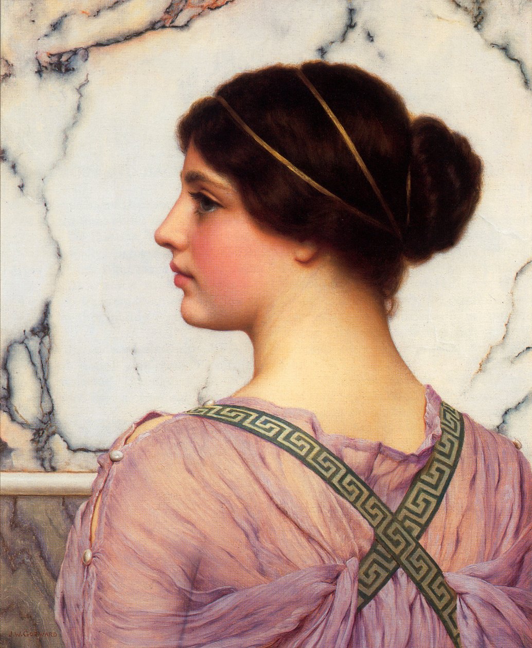 Una bellezza greca da John William Godward