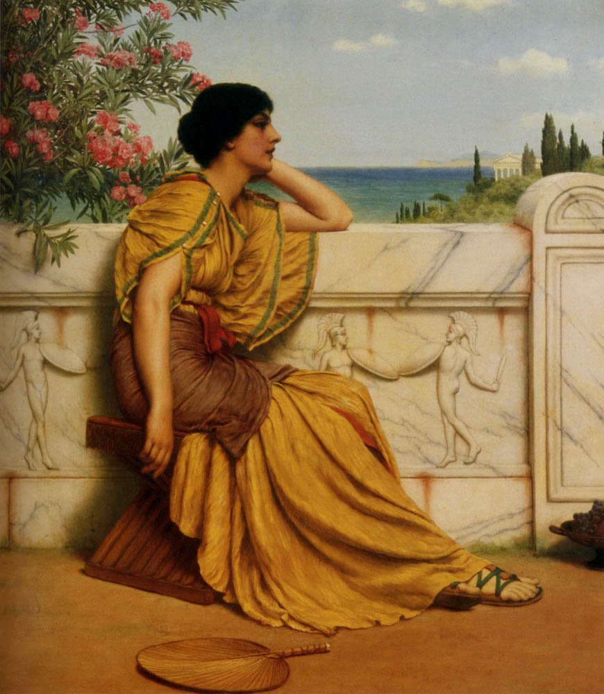 Ore di svago da John William Godward