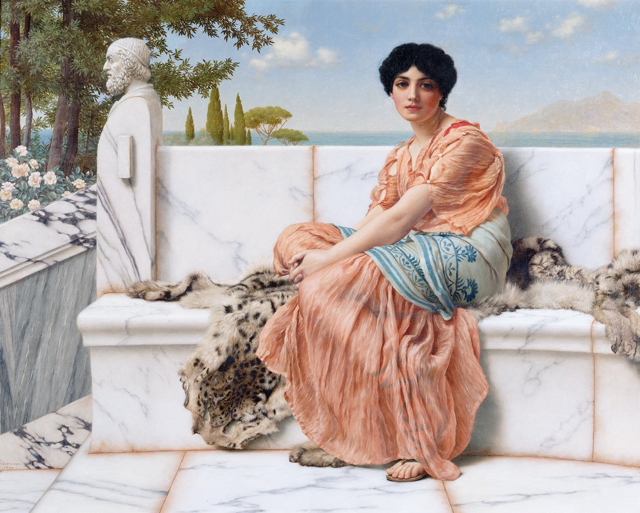 Reverie alias Nei giorni di Saffo da John William Godward