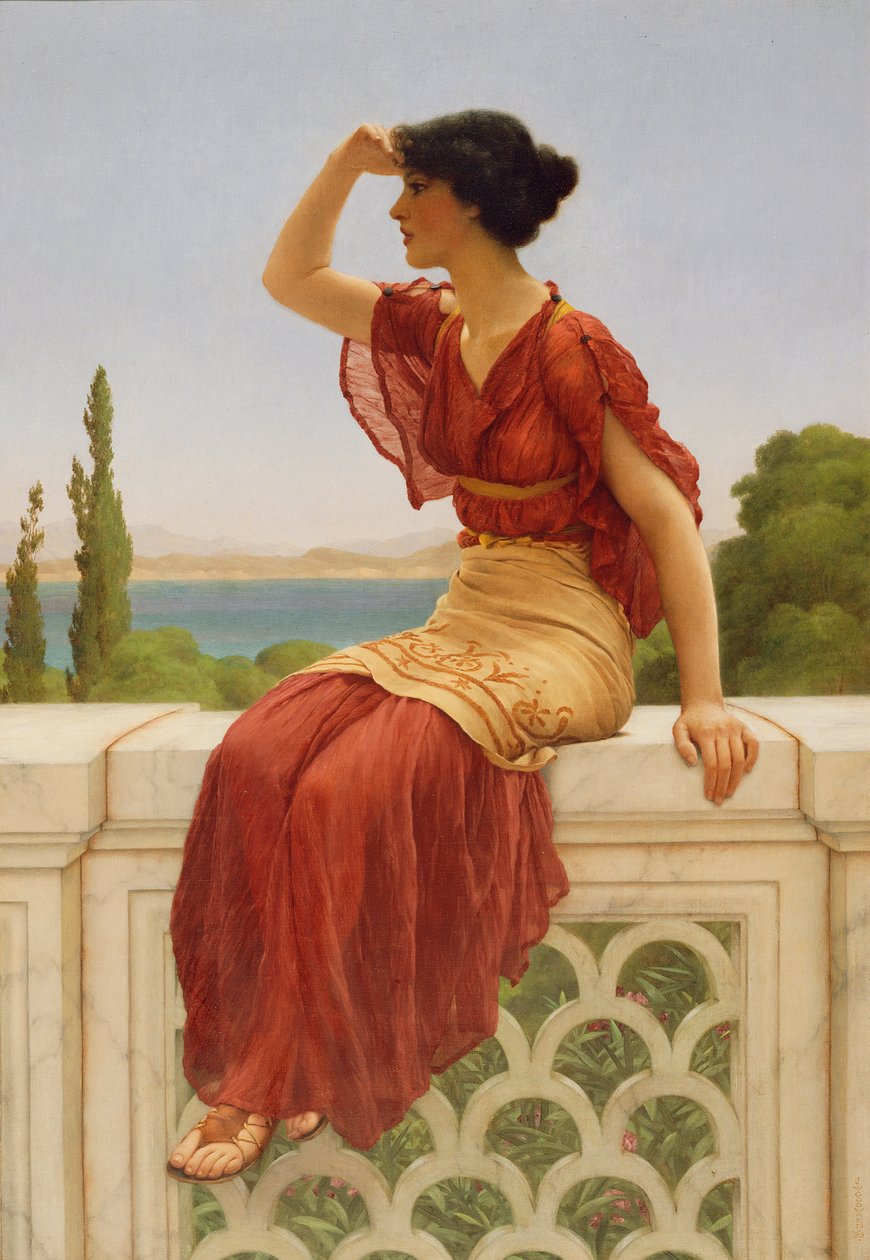 Il segnale, 1899 da John William Godward