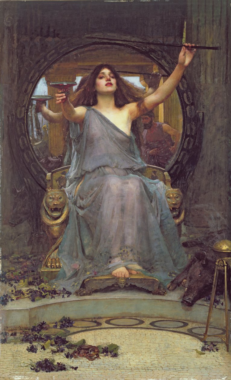 Circe Offre la Coppa a Ulisse, 1891 da John William Waterhouse
