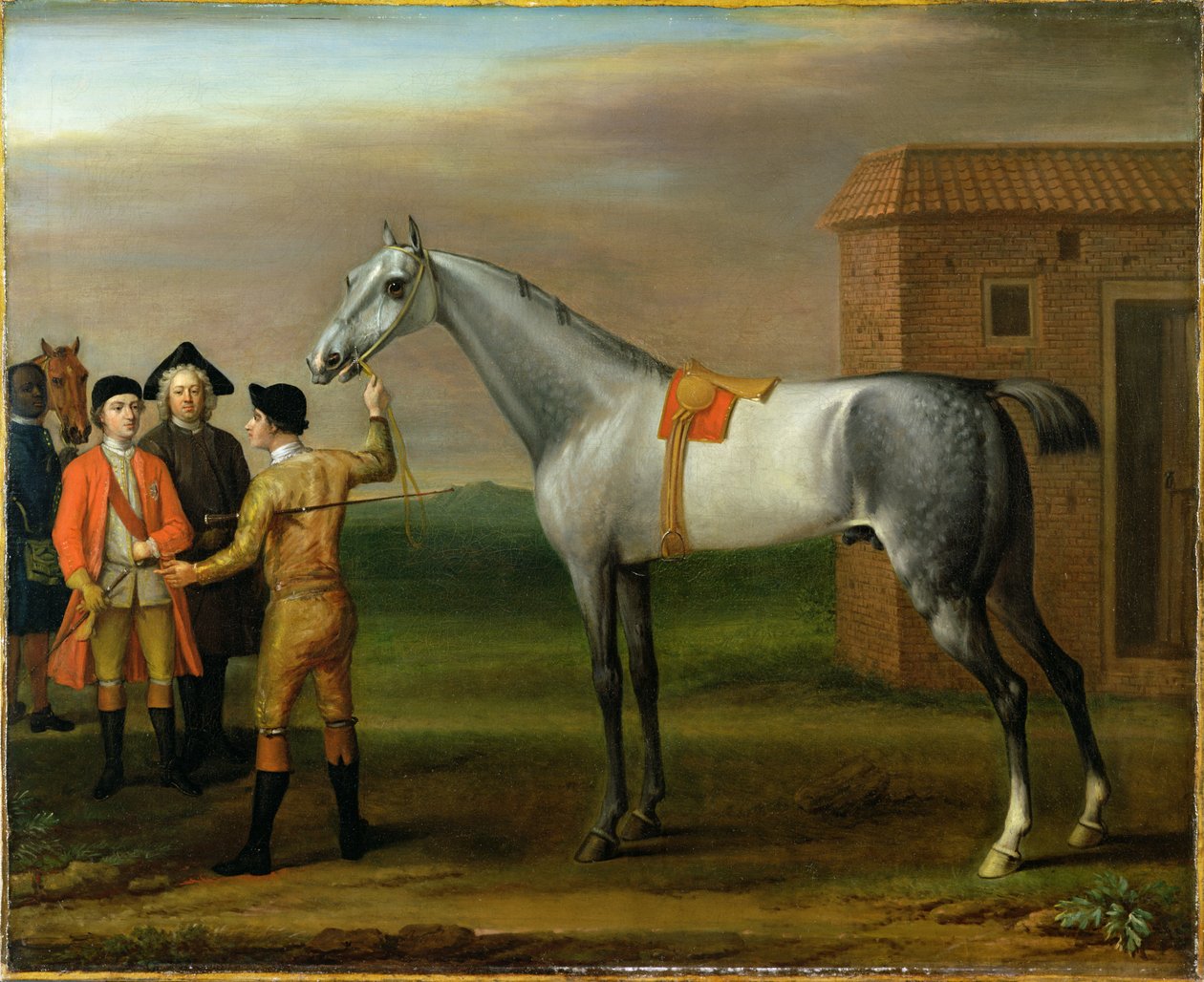 Lamprey, con il suo proprietario, Sir William Morgan, a Newmarket, 1723 da John Wootton
