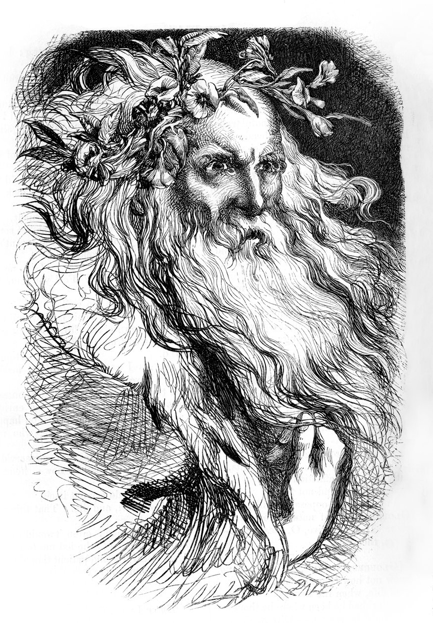 Re Lear da John (after) Gilbert