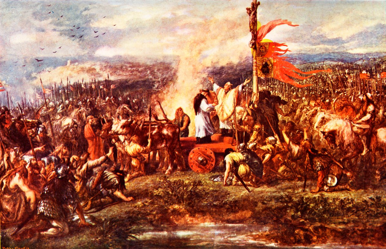 La battaglia dello Stendardo da John (after) Gilbert