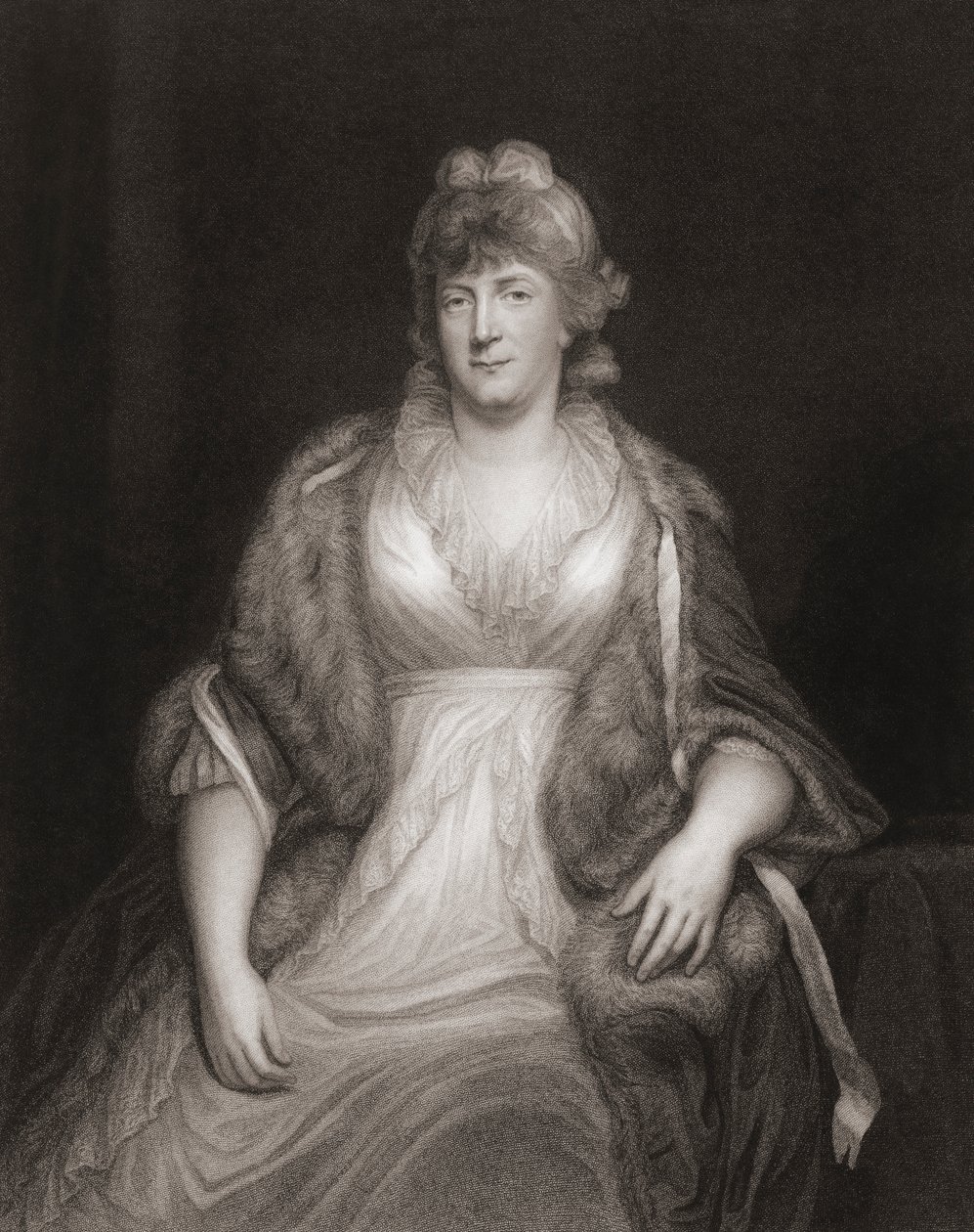 Principessa Guglielmina di Prussia. Ritratto da John (after) Hoppner