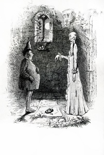 Il Fantasma (incisione) da John (after) Leech