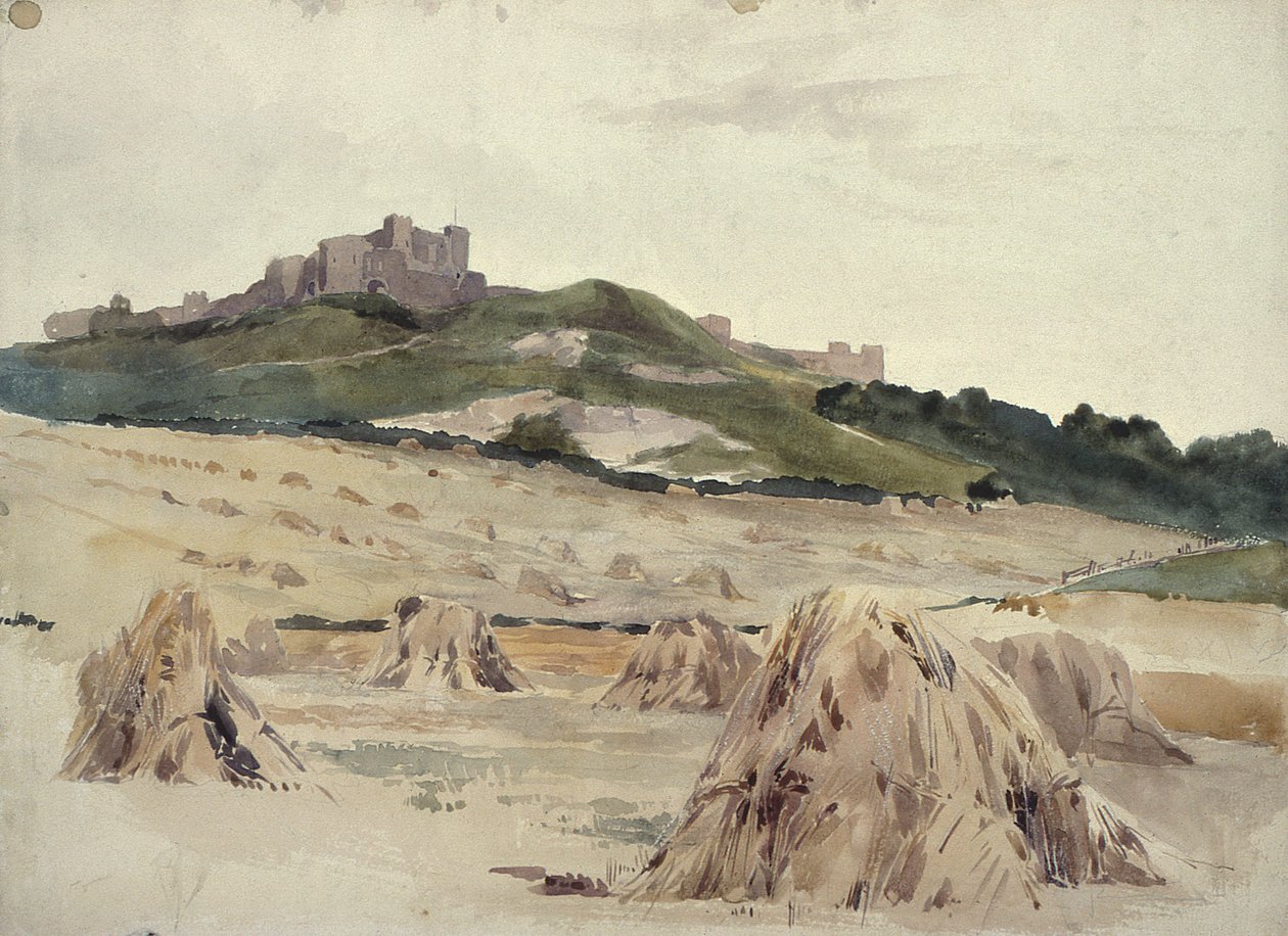 Un castello su una collina da John Absolon
