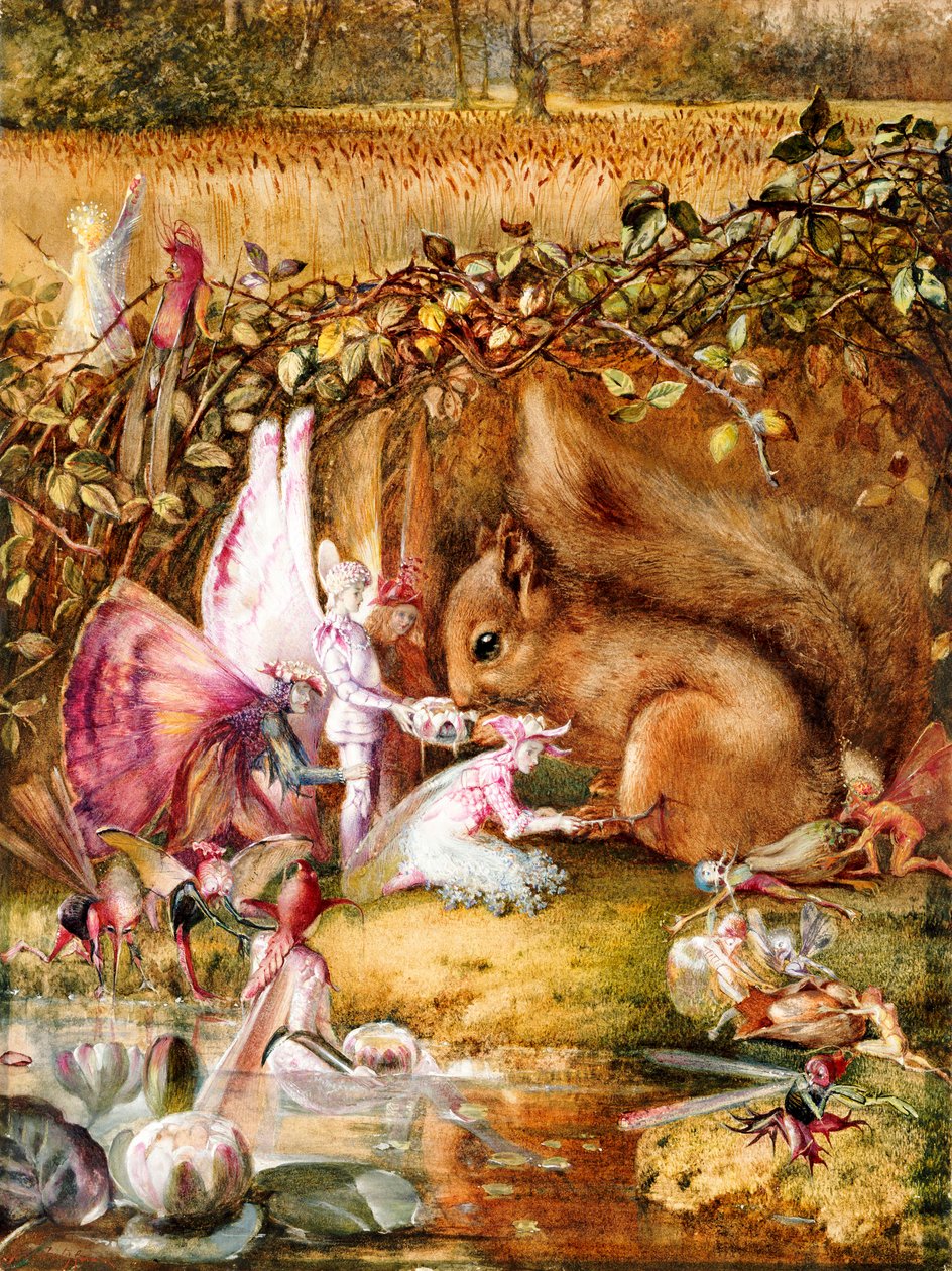 Lo scoiattolo ferito da John Anster Fitzgerald