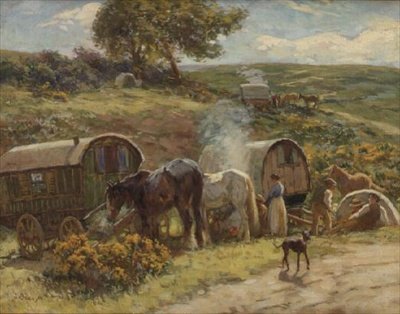 Un Accampamento di Zingari da John Atkinson