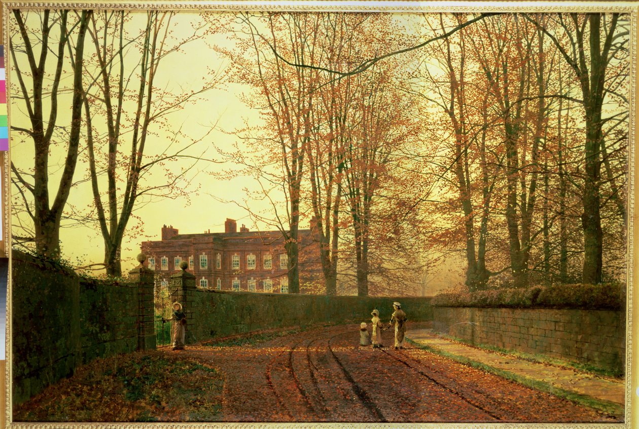 Andare in chiesa, 1880 da John Atkinson Grimshaw