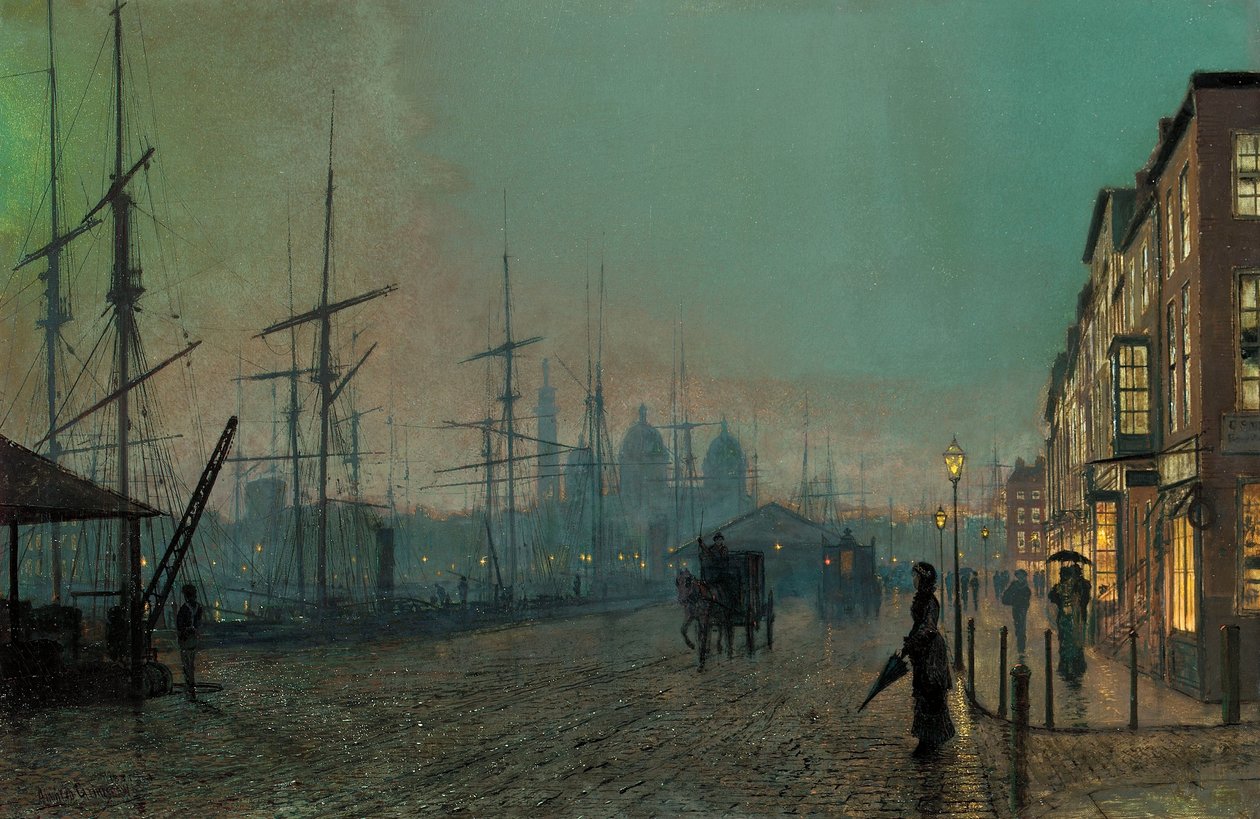 Humber Dockside, 1881 da John Atkinson Grimshaw