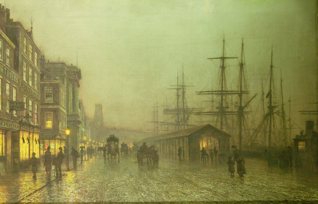 Docks di Liverpool da John Atkinson Grimshaw