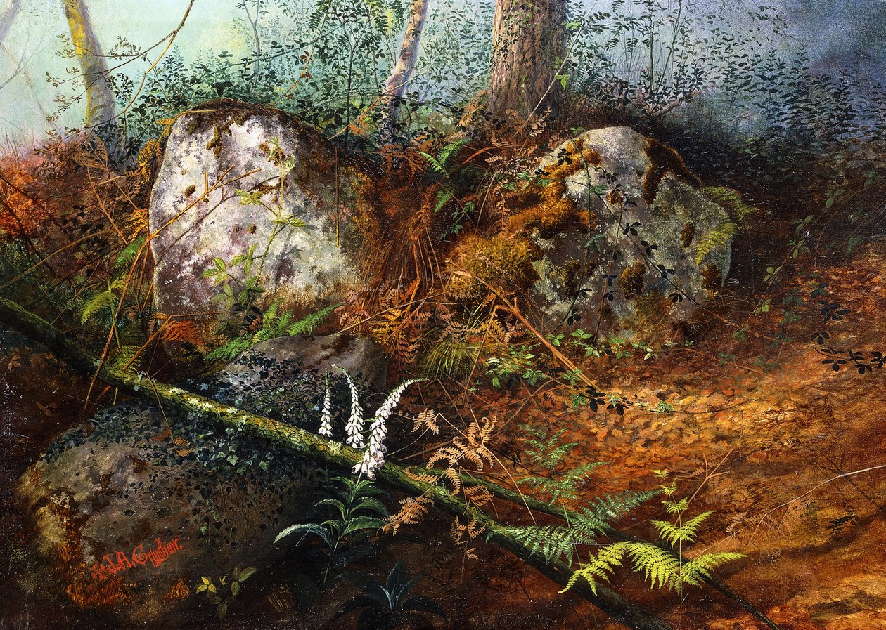 Newlay Wood, 1861 da John Atkinson Grimshaw