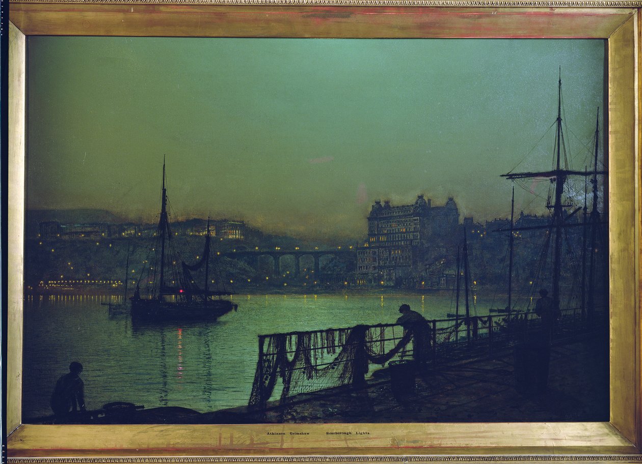 Scarborough: Luci da John Atkinson Grimshaw