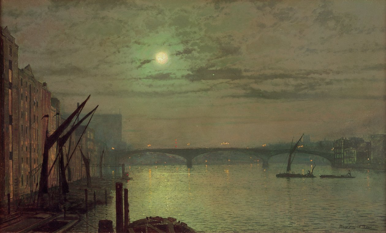 Ponte di Southwark, 1882 da John Atkinson Grimshaw