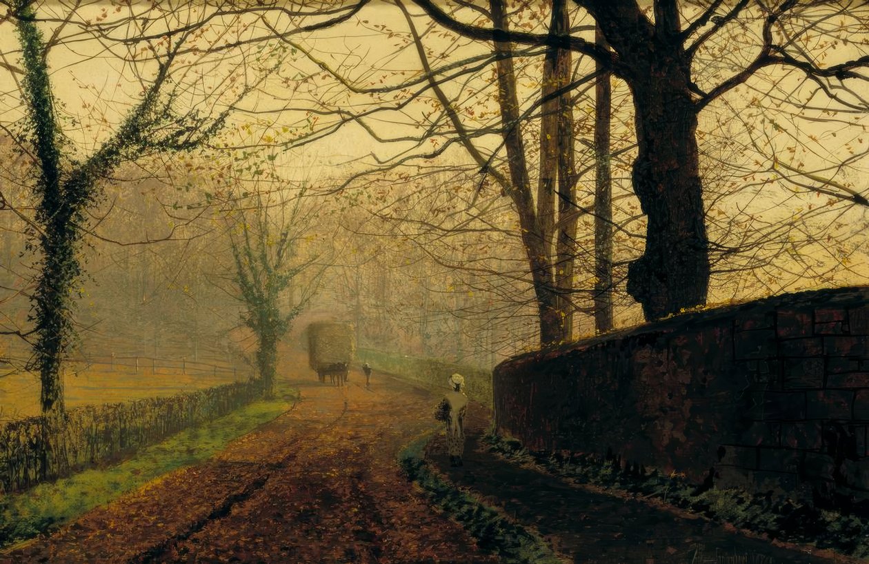 Stapleton Park, vicino a Pontrefact, Leeds da John Atkinson Grimshaw
