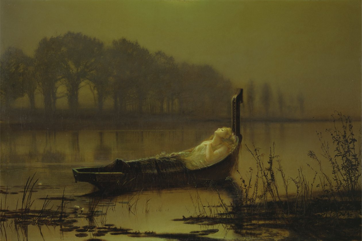 La dama di Shalott da John Atkinson Grimshaw