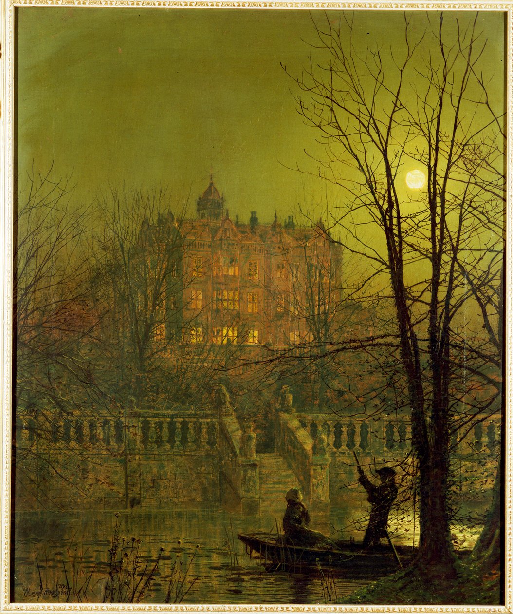 Sotto i raggi della luna, 1882 da John Atkinson Grimshaw