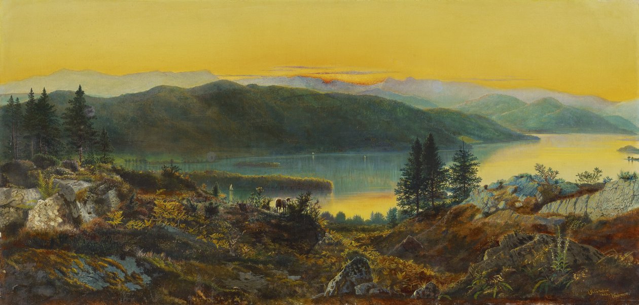 Windermere da John Atkinson Grimshaw