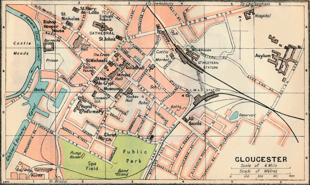 Gloucester da John Bartholomew