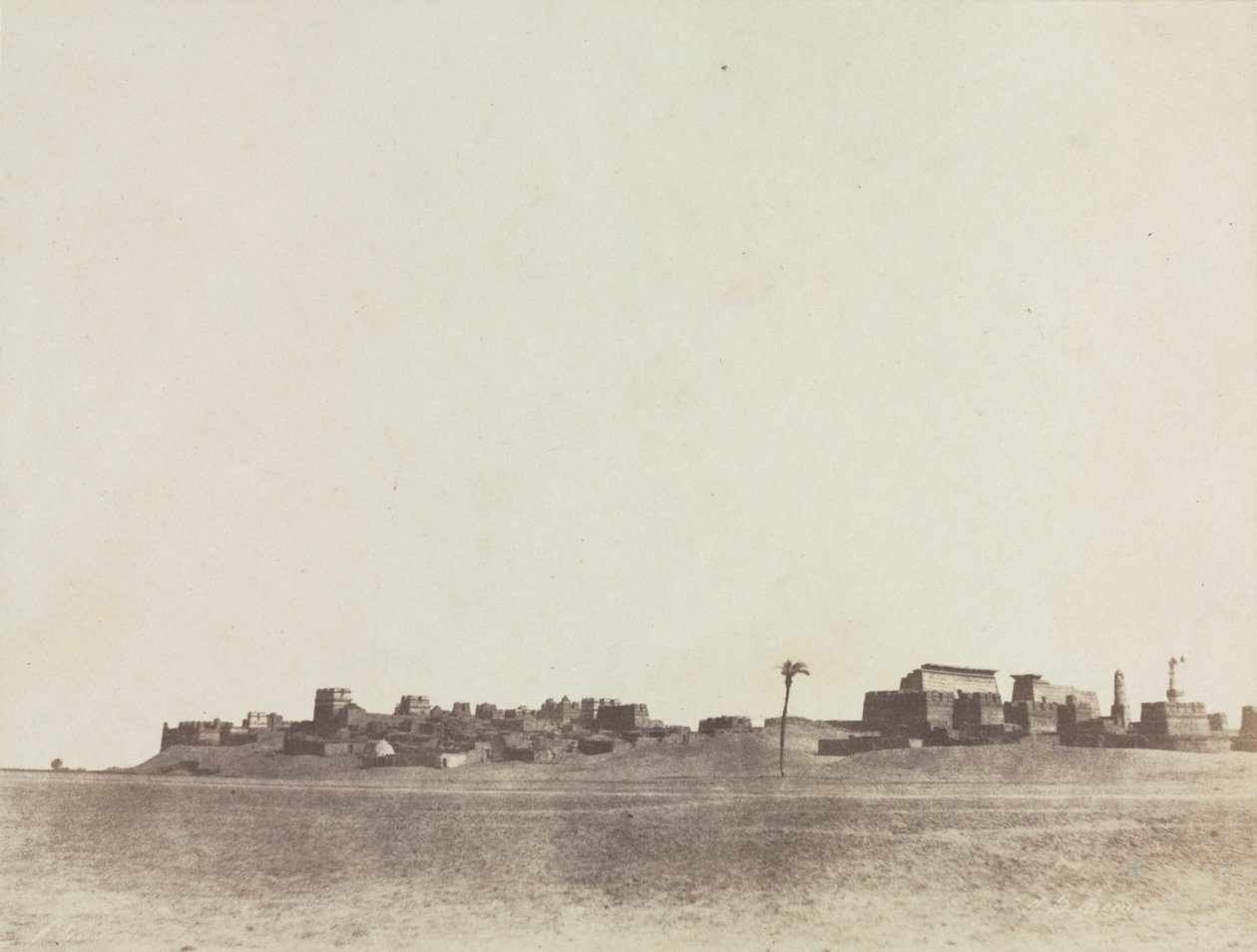 Veduta di Luxor da John Beasley Greene