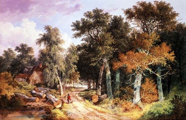 Paesaggio di campagna da John Berney Ladbrooke