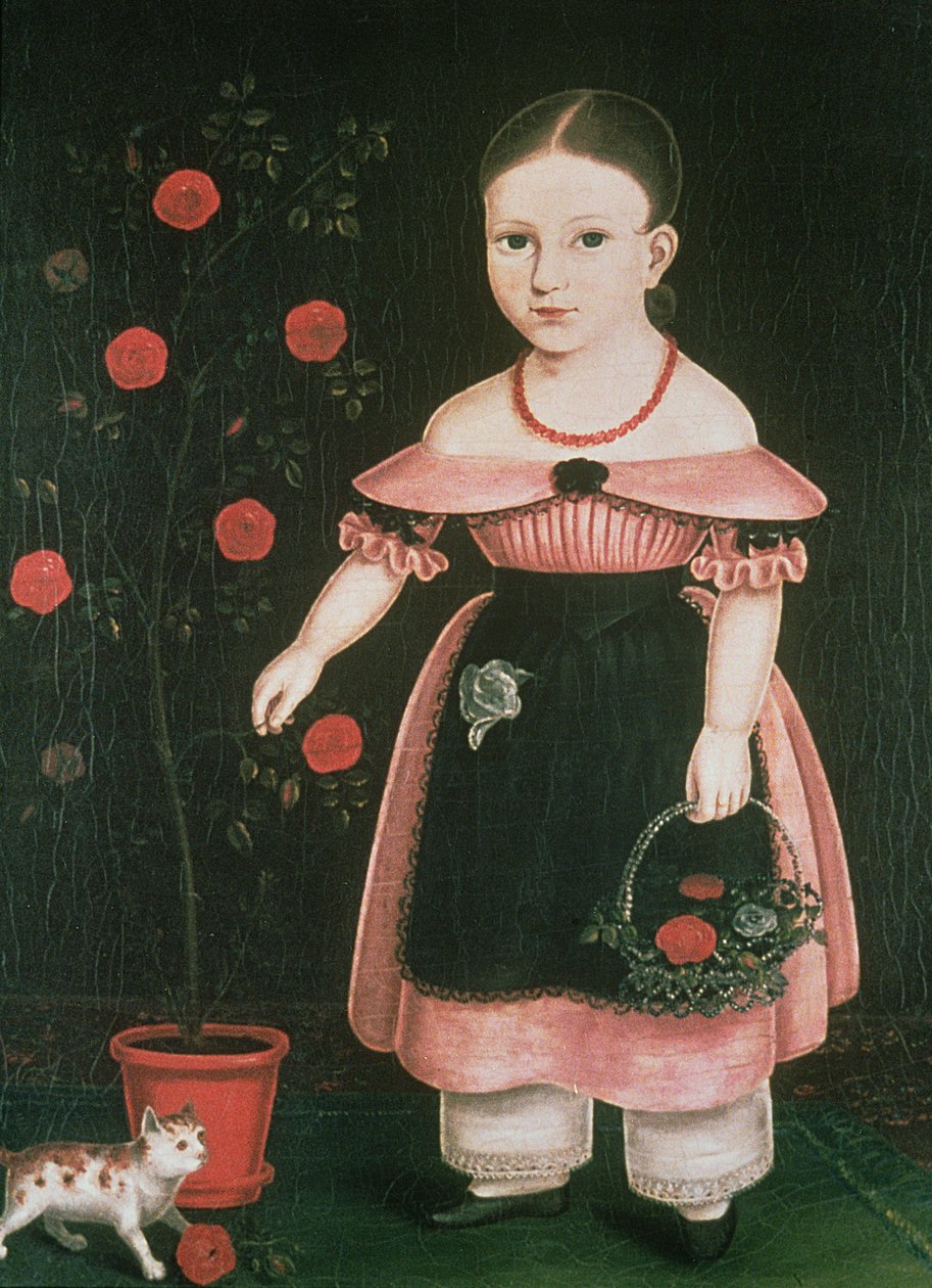 Bambina in lavanda, c.1840 da John Bradley