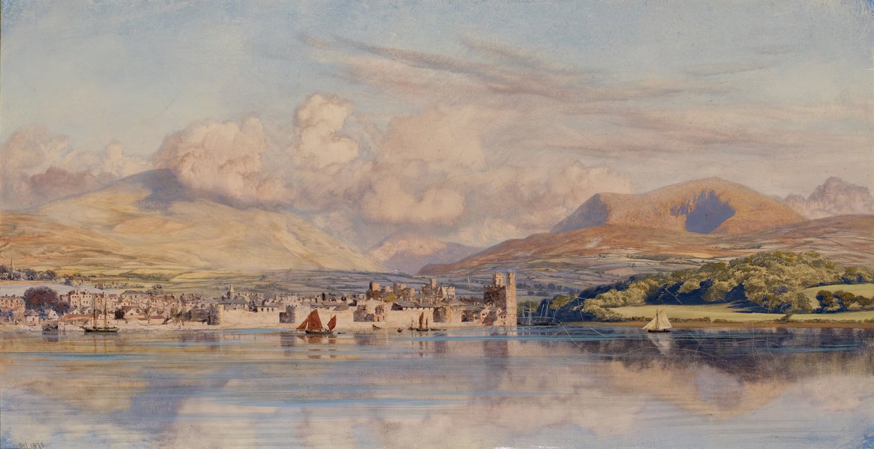 Caernarvon, 1875 da John Brett