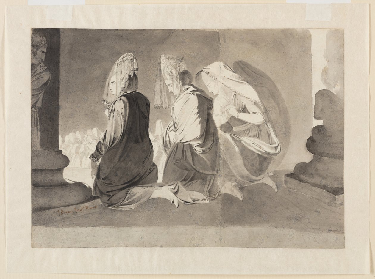 Tre donne inginocchiate da John Brown