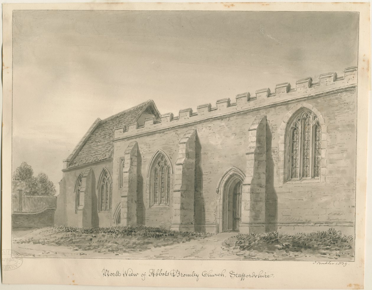 Chiesa di Abbots Bromley da John Buckler