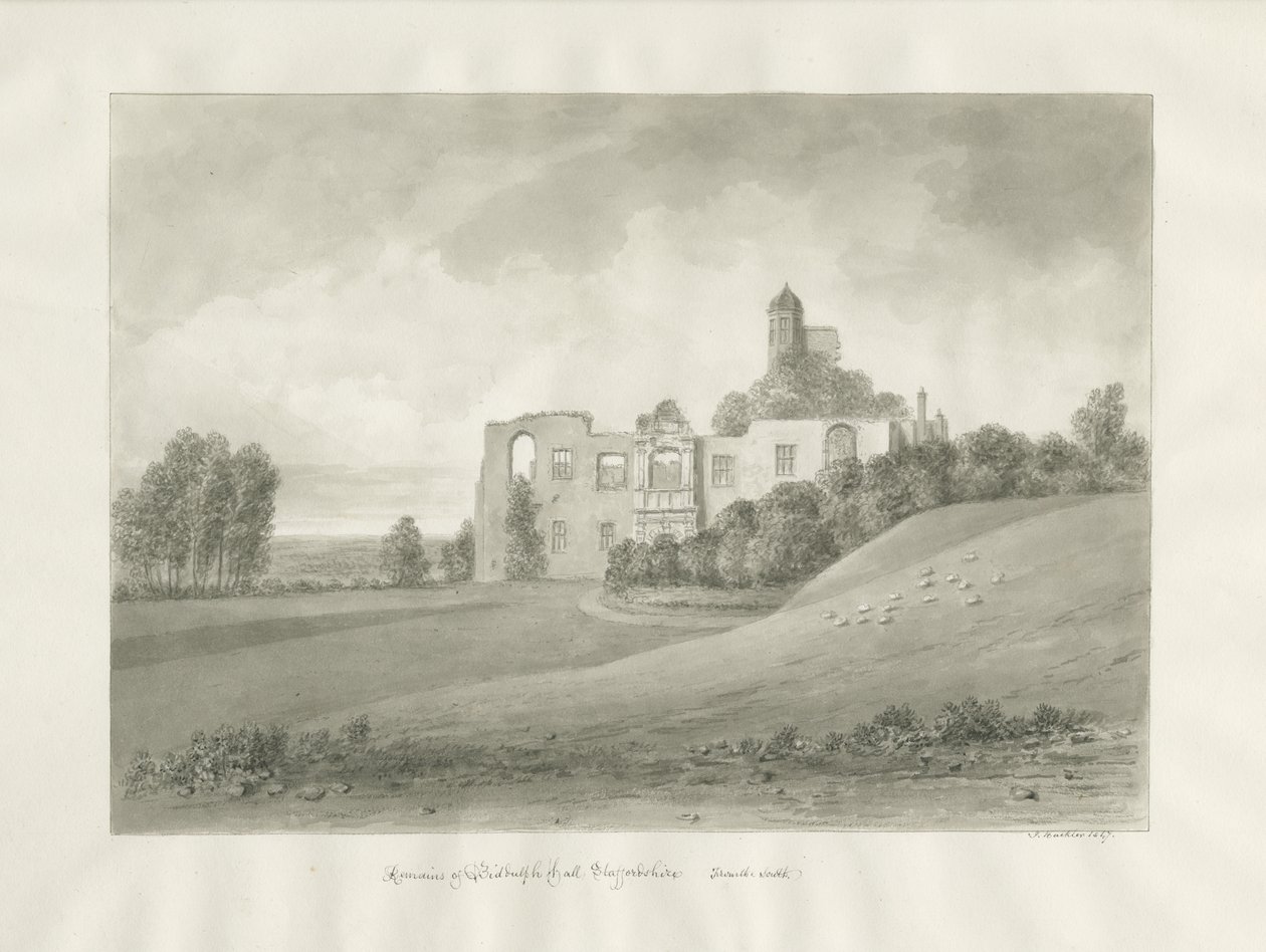 Biddulph Hall (vecchio) da John Buckler