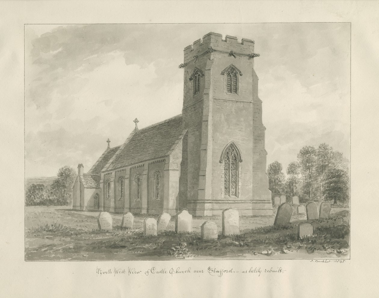 Castle Church - Chiesa da John Buckler