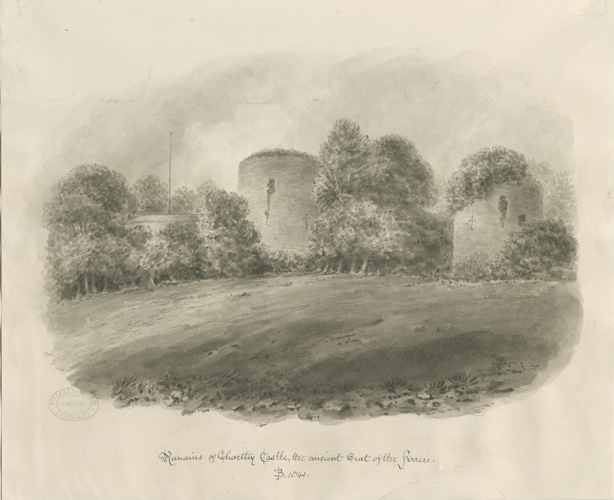 Castello di Chartley da John Buckler