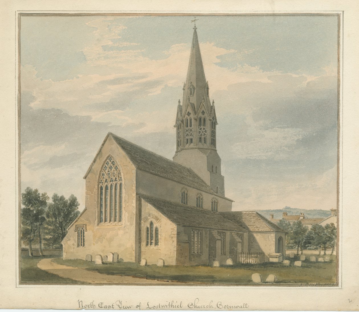 Cornovaglia - Chiesa di Lostwithiel da John Buckler