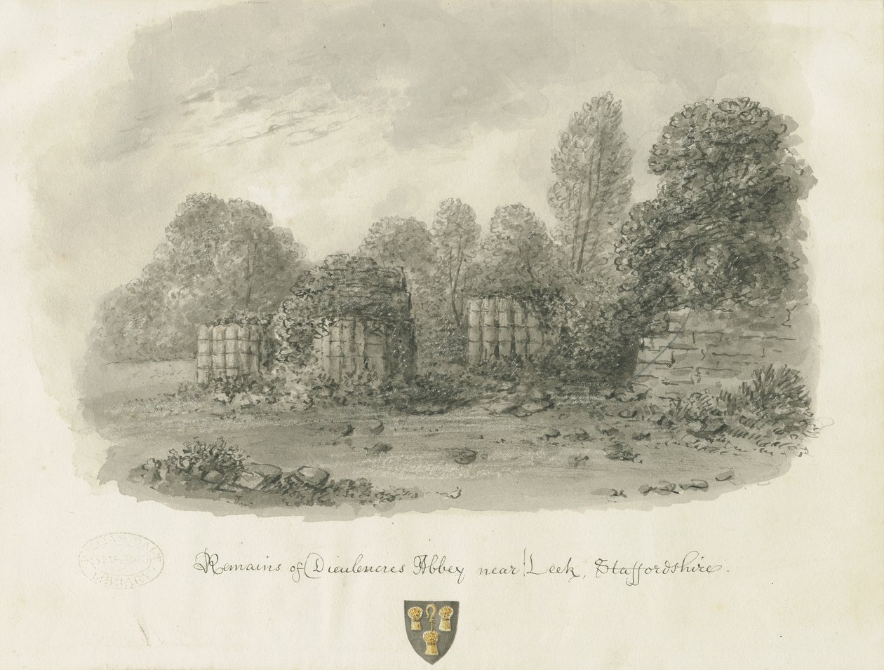 Abbazia di Dieulacres da John Buckler