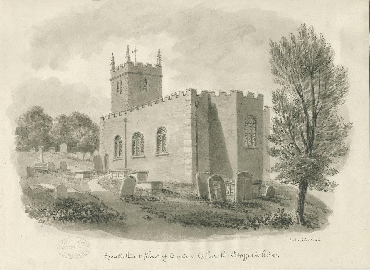 Chiesa di Endon da John Buckler