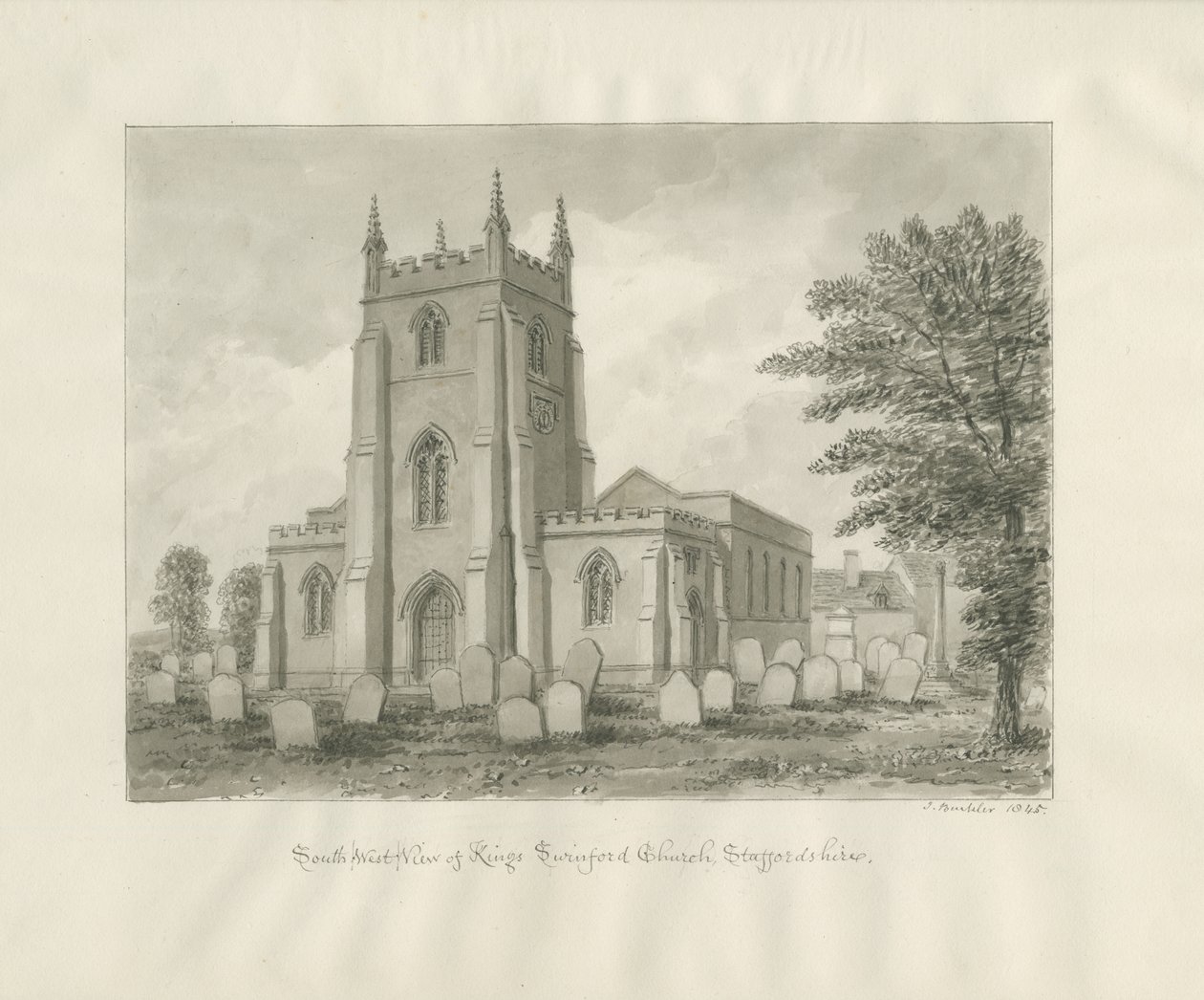 Chiesa di Kingswinford da John Buckler