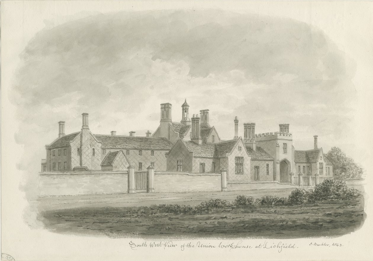 Lichfield - Union Workhouse da John Buckler
