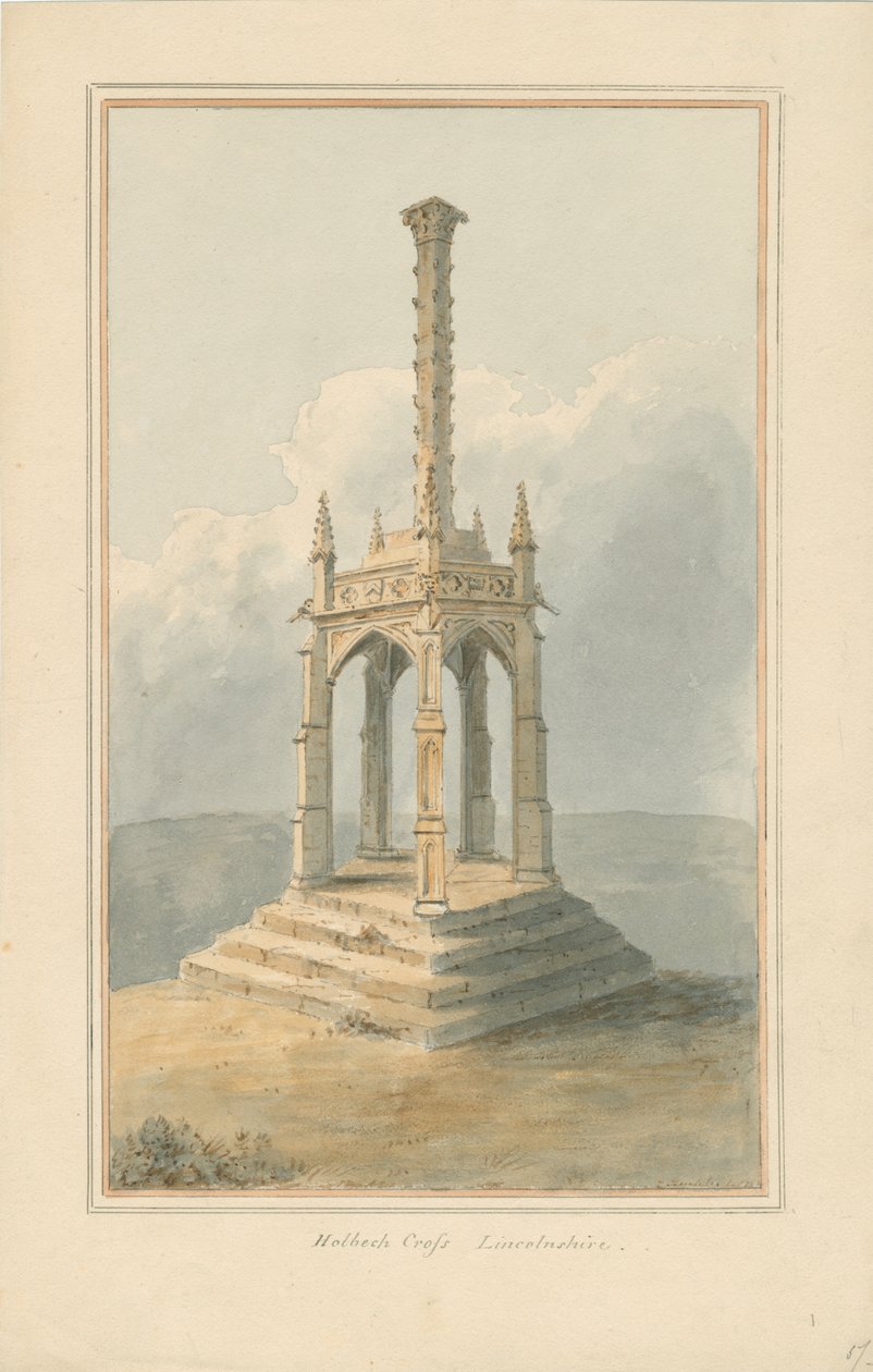 Lincolnshire - Holbeach Cross, [1824] da John Buckler