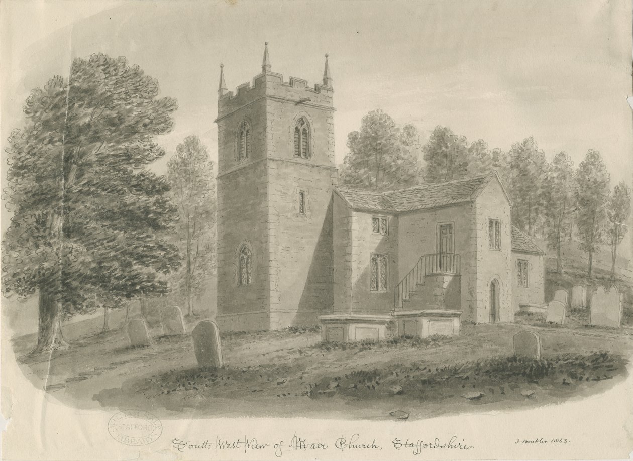 Chiesa di Maer da John Buckler