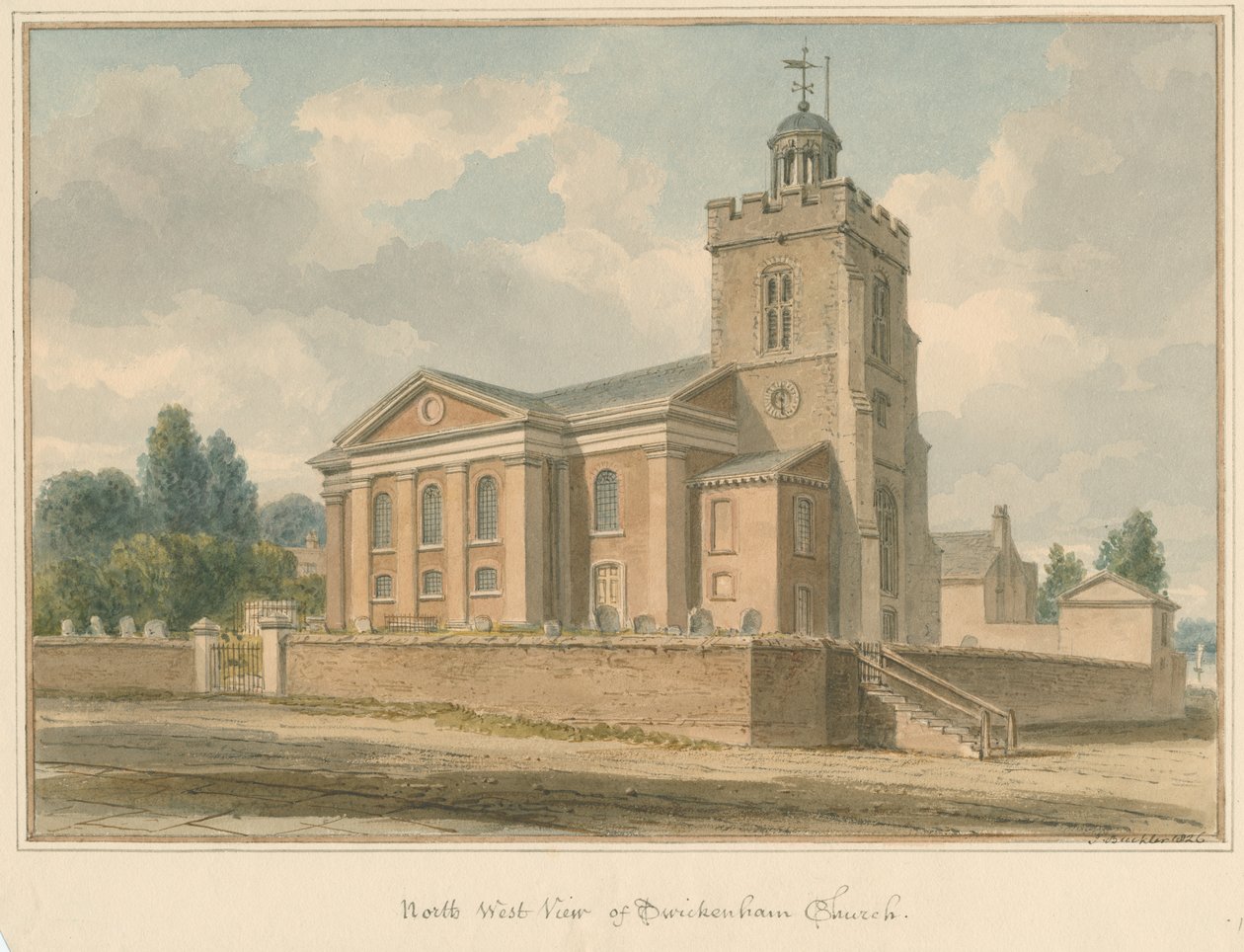 Middlesex - Chiesa di Twickenham da John Buckler