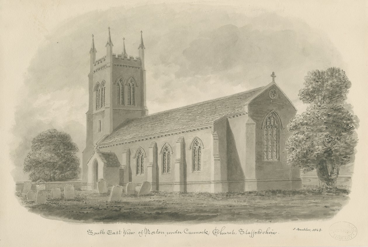 Chiesa di Norton Canes da John Buckler