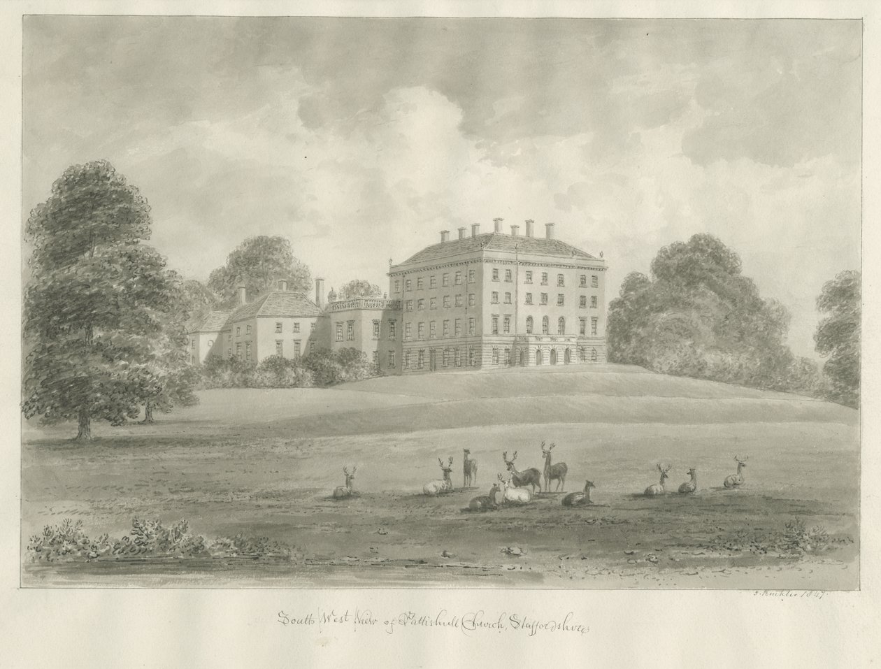 Patshull House da John Buckler